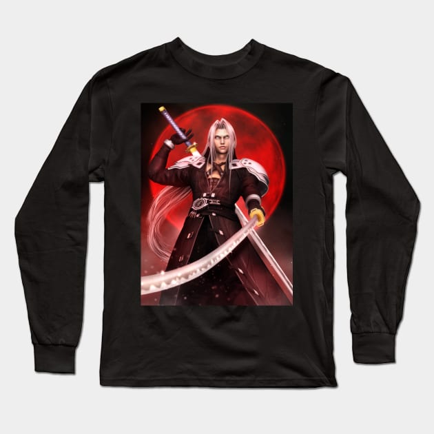 One Winged Soldier Long Sleeve T-Shirt by SkyfrNight